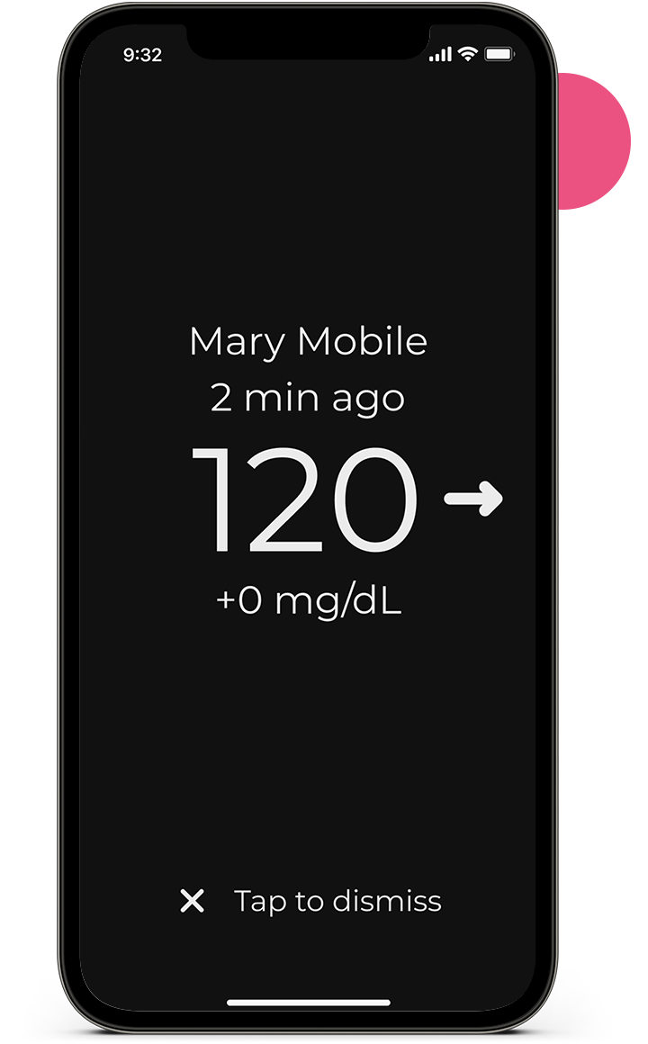 Sugarmate app nightstand mode